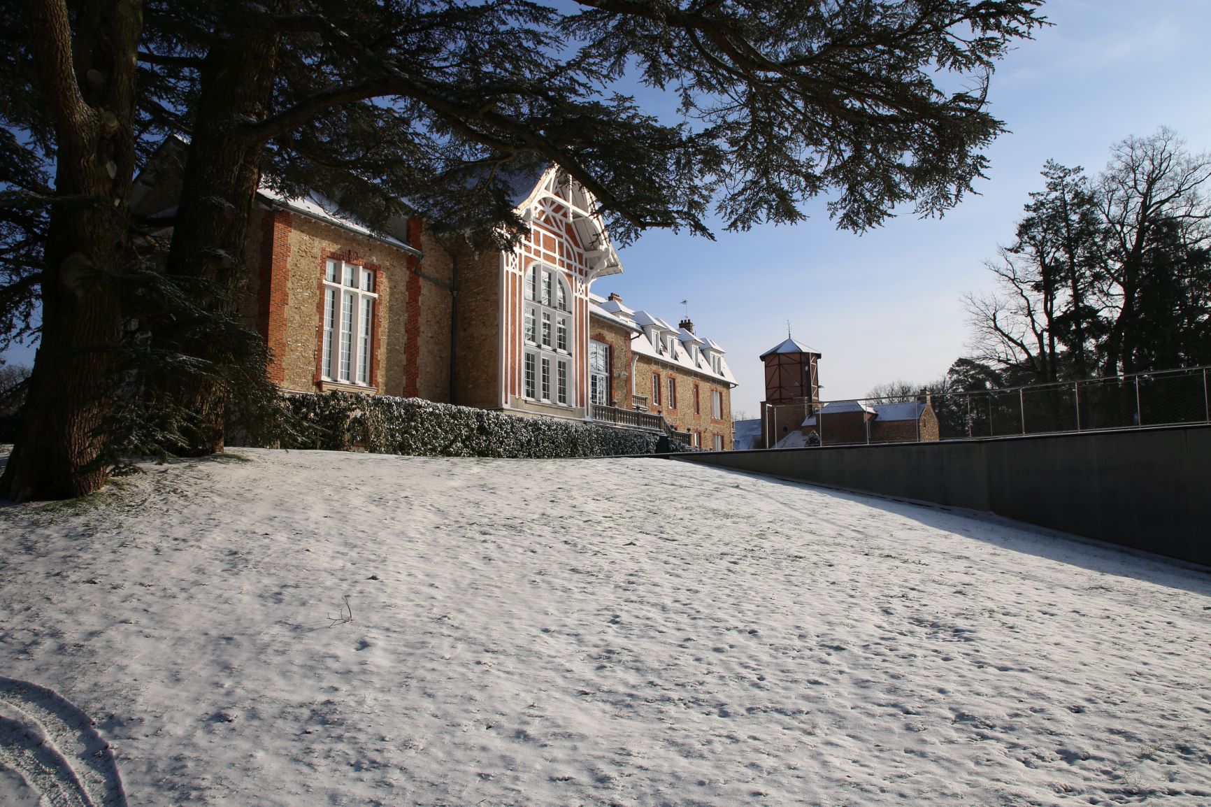 Clairefontaine sous la neige